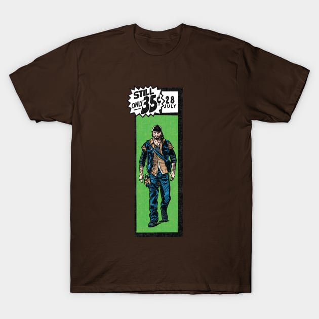 Comic book corner box - Deacon Days Gone fan art T-Shirt by MarkScicluna